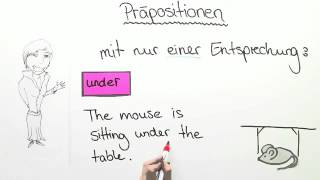 Die Präpositionen des Ortes und der Richtung außer in on at mit Übungen  Englisch [upl. by Rogergcam894]