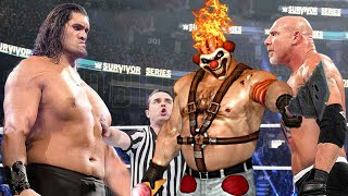 Great Khali vs Goldberg Sweet Tooth Match [upl. by Magda]