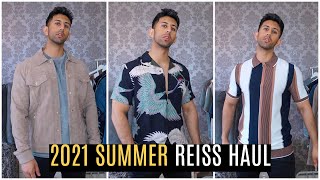 Summer 2021 Reiss Haul  Try On Haul  Mens Fashion [upl. by Danni]