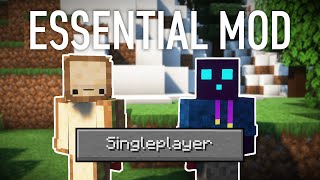 Let Friends Join Your Singleplayer Minecraft World Essential Mod Tutorial [upl. by Atimad736]