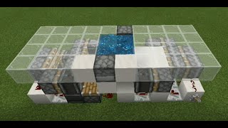 Minecraft BE  Simple Hidden 2x2 JacuzziPool 4x10x2  Minecraft Redstone [upl. by Airlee]