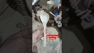 Wooden spoon making woodworking carpenter diy spoon shortvideo [upl. by Rett]