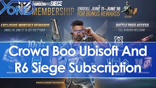 Crowd boo Ubisoft after announcing Rainbow Six Siege Membership subscription [upl. by Remde]