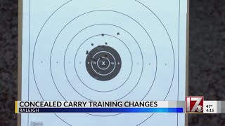 Concealed carry training changes in Raleigh [upl. by Cohen]