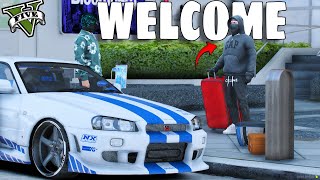 EPIK MOMENT  KEDATANGAN KEIZER UNTUK MENGAMBIL KEMBALI SKYLINE R34  GTA V ROLEPLAY [upl. by Munafo422]