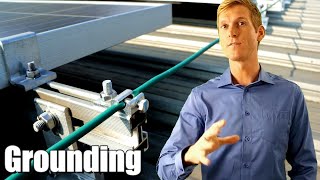 Solar Panel Grounding Why Where How amp When to do it [upl. by Nea488]