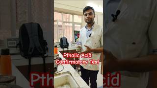 Confirmative Test for Pthalic Acid shorts viralshorts [upl. by Thad589]