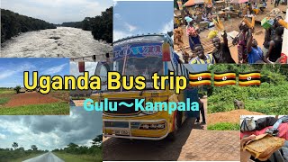 Uganda Bus Travel 〜from Gulu to Kampala〜🇺🇬 My African journey [upl. by Mccandless797]