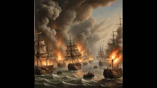 Battle of Trafalgar 1805British naval victory military war facts wwe ww2 battleroyale chess [upl. by Ancier]