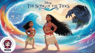 Moana quotThe Song of the Tidesquot English cartoon bedtime stories mariotoons [upl. by Dnob]