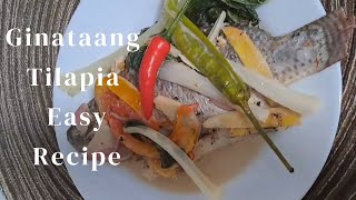 GINATAANG TILAPIA  TipidEasy Recipe [upl. by Ahsilahs]