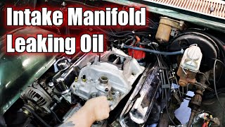 Intake Manifold Leaking Oil  Replace Intake Manifold Gasket  Sealing Intake Manifold With RTV [upl. by Emmerie592]