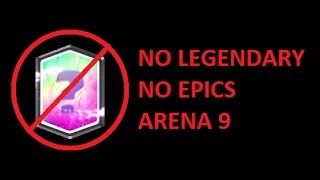 Best Arena 9 Deck Using No Legendaries or Epics  Clash Royale [upl. by Farika]