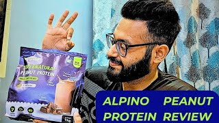 Alpino Supernatural Peanut Protein Powder Dark Chocolate Unboxing and Review [upl. by Iarahs190]