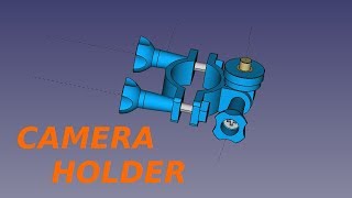 Freecad course – Camera holder Exploded Assembly [upl. by Burt]