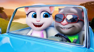 Talking Tom 🐱 ¡El coche nuevo de Tom A la carretera 3 💫 NUEVO Capítulo 239 🔥 Super Toons TV [upl. by Gardal]