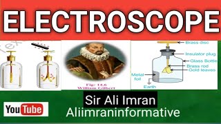 Electroscope Gold Leaf Electroscope The Induction in Electroscope Conduction in Electroscope [upl. by Gerrard]