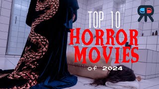 Top 10 Horror Movies of 2024 halloween horrormovies scary halloween2024 [upl. by Warenne]