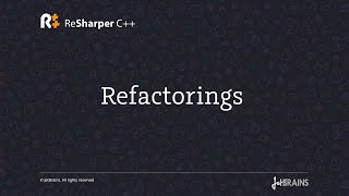 Refactorings in ReSharper C [upl. by Romelle412]