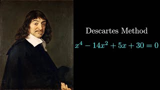 Descartes method is the greatest technique to solve quartic equations [upl. by Lipson154]