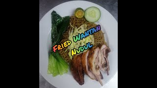 Simple amp Tasty Wonton Noodles  Wantan Mee Recipe [upl. by Eisoj]