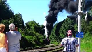 Historic Steam Locomotive No 765 Almost Stalls on The NS YTL [upl. by Berck]