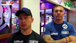 CARL FRAMPTON MBE AND JAMIE MOORE WARRINGTON TABLE TENNIS MASSIVE WINDSOR PARK SHOW [upl. by Norvin]