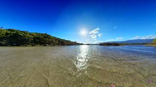 Panorama sur létang de la Plage de SaintCyprien en Direct Live vers Porto Vecchio en Corse du Sud [upl. by Emmey]