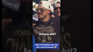 K Hernandez rips Fat Joe’s Performance Go LA dodgers icecube worldseries baseball [upl. by Desirae]