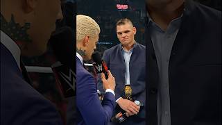 Things between Cody Rhodes and Gunther just got INTENSE 😳 WWERaw [upl. by Flint]