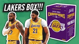 Los Angeles Lakers 2020 NBA Champions Panini Box Opening [upl. by Oliva283]