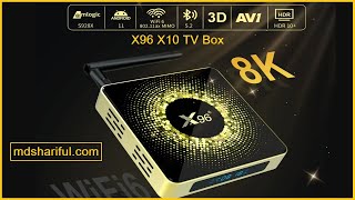 X96 X10 TV Box with new Amlogic S928X SoC and Android 13 [upl. by Nerrol]