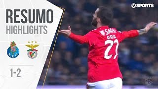 Highlights  Resumo FC Porto 12 Benfica Liga 1819 24 [upl. by Llecrad]