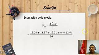 Muestreo Sistemático estimación de una media por CHRISTIAN GUERRERO [upl. by Koval848]