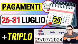 Inps PAGA 29 LUGLIO ➜ DATE PAGAMENTI ADI ASSEGNO UNICO CARTA ACQUISTI NASPI PENSIONI BONUS 100€ SFL [upl. by Nelg]