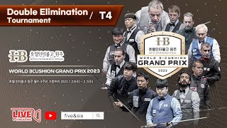 Table 4 Hotel Inter Burgo Wonju World 3Cushion Grand Prix 2023  Double elimination Tournament [upl. by Aryan533]