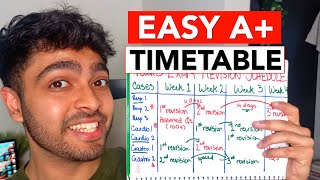 How I Make the PERFECT Revision Timetable with Spaced Repetition [upl. by Balkin]