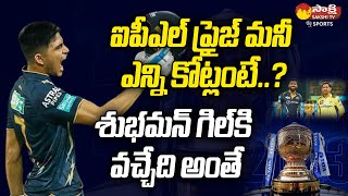 How Many Crores Of IPL Prize Money  How Much Money Does Shubman Gill Get  SakshiTVSports [upl. by Alhak380]