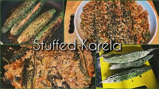 Stuffed Karela Recipe Qeema Bharay karelay by cooking with saima🇬🇧 [upl. by Aihsele]