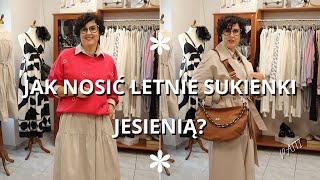 Jak Nosić Letnie Sukienki Jesienią [upl. by Norina]