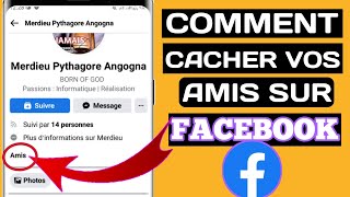 COMMENT MASQUER TOUS VOS AMIS SUR FACEBOOK EN 2024  CACHER LA LISTE DAMIS SUR FACEBOOK [upl. by Tal]