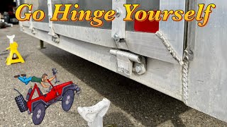 Stealth trailers faulty hinge fix must see [upl. by Ynohtnacram]