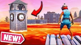 BASE SUR LA PLUS HAUTE MONTAGNE   Fortnite The Floor is Lava [upl. by Navi]