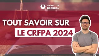 CRFPA  REPLAY Tout savoir sur le CRFPA 2024 [upl. by Cobb]