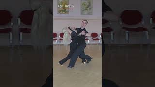 Slow Foxtrot advanced choreography  Three Step with Spin Ending Three Feathers [upl. by Adnaloj]