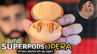 Mivi Superpods OPERA TWS Review 60 hours playtime with App support⚡️Best TWS under 2000 [upl. by Niobe178]