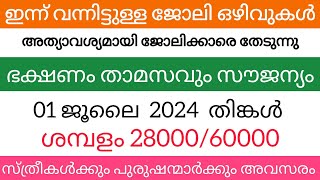 2024 Kerala Job vacancylatest job vacancy in keralakerala job vacancy todayjob vacancy 2024 [upl. by Chrissie]