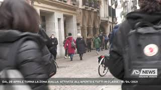 DAL 26 APRILE TORNA LA ZONA GIALLA ATTIVITA ALLAPERTO E TUTTI IN CLASSE  16042021 [upl. by Ona949]