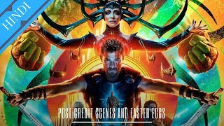 Thor Ragnarok Post Credit Scene and Full Easter Eggs Explained in HINDI  SuperSuper [upl. by Alyosha]