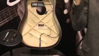 LR Baggs Lyric Mic System NAMM 2013 [upl. by Mindy967]